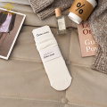 단색 미드 튜브 양말 파일 양말