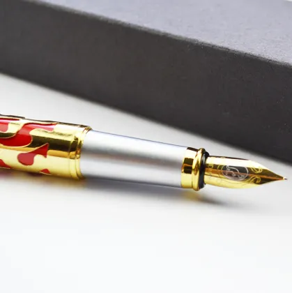 Jinhao Feather Metal Fountain Pen - Premium Pricing