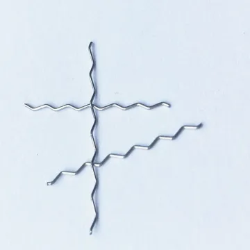 Clean and bright Waved Steel Fiber in construction