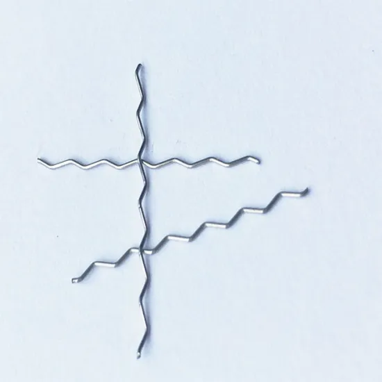 Clean and bright Waved Steel Fiber in construction