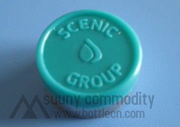 SC0114 Blue flip vial caps