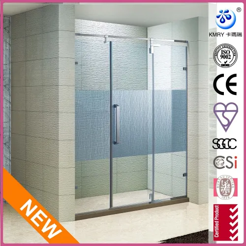 Adjustable Hinge Adjust Pivot Hinge Clear Shower Stall Glass Door With