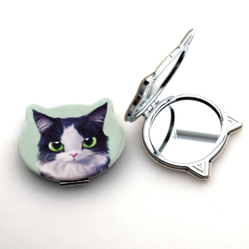 Wholesale Cartoon Cat Head Vanity Makeup Mirror for Ladies