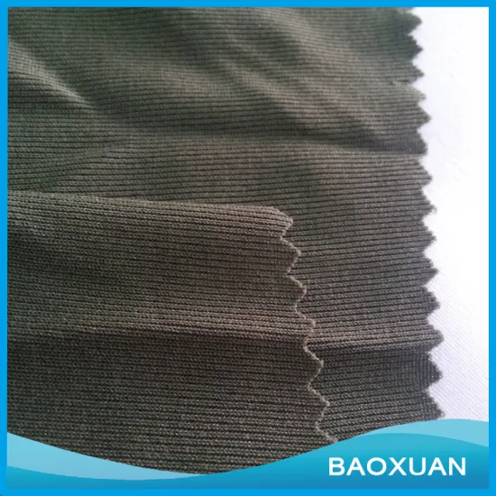 polyester spandex solid 185gsm 75D36F Interlock for sports fabric