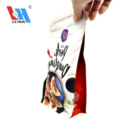 Custom Flat Bottom Foil Pouches for Delicatessen