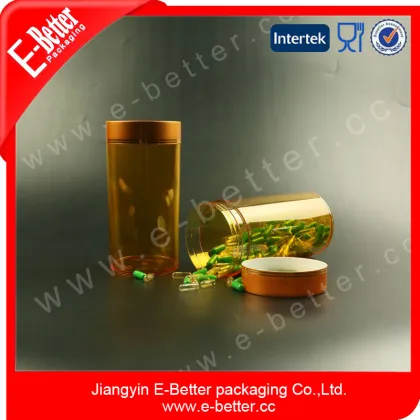 1L amber plastic health care products container