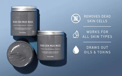 ARTMISS Black Dead Sea Mud Mask Clay Mask