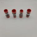 HDPE transparent straight coupler microduct connector