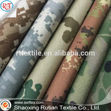 Camouflage Nylon Cordura 1000D PU oxford fabric