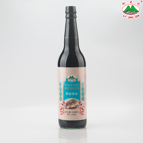 Buxarlanmış balıq soya sousu 625ml şüşə butulka