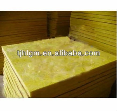 Low density plain 18k/25mm or 16k/30mm glass wool roll or fiberglass wool roll