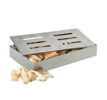Washable Portable 430 Stainless Steel Barbecue Smoke Box