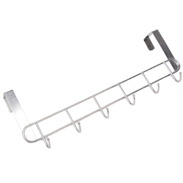 Bathroom Wall-Mounted Stainless Steel Coat Rack Hook Rail
