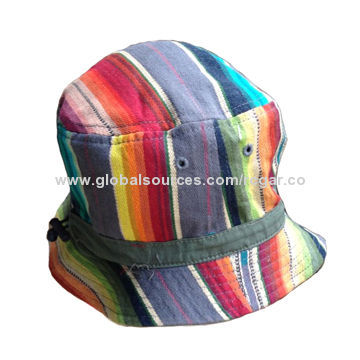 Women's Fashionable Bucket Hat, Made of 100% Cotton