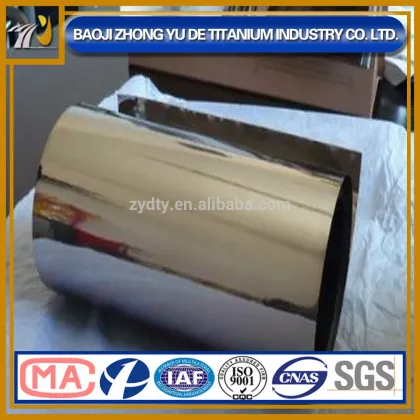 High purity GR1 titanium foil for industry