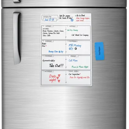 Custom magnetic paper calendar