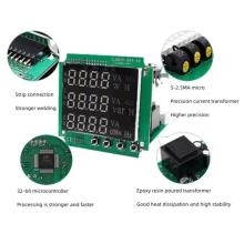 Three phase energy meter with LED display