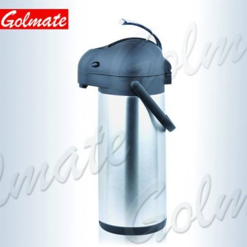 Tortoise Lever Promotion Stainless steel vacuum airpot, pump pot, coffee pot 1.6L,1.9L,2.2L,2.5L,3L