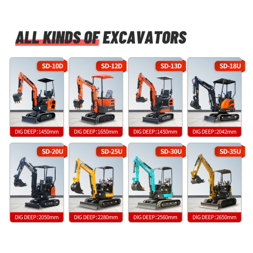 PROMOTION!! Excavator 2 Ton Excavator with Attachments