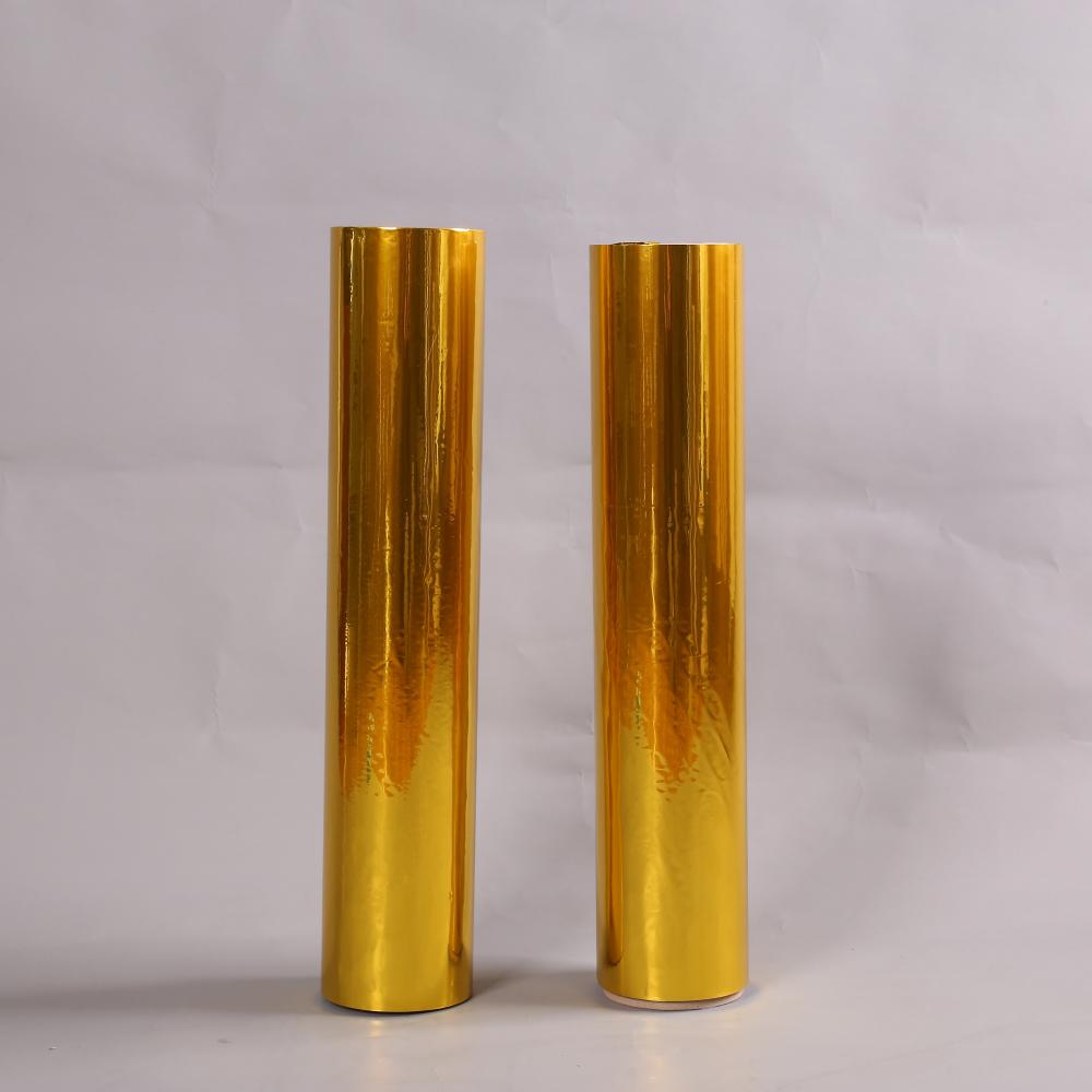 Gold color metalized PET thermal lamination film