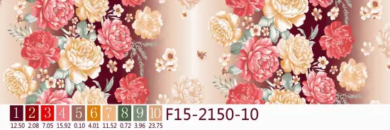 100% Microfiber Soft Brushed Disperse Print Fabric 120GSM