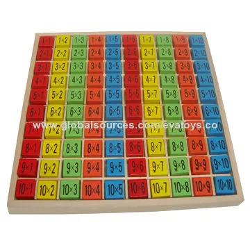 2014 New Educational Kid's Wooden Multiplication Table Toys for Children, W11A020