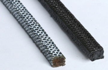 Carbon Fiber Packing With Ptfe , High Temperature Resistant