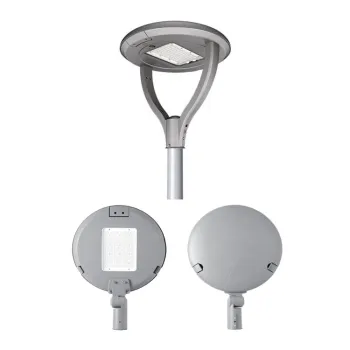 Outdoor Solar LED Garden Lamp with Motion Sensor: 20W, 30W, and 50W Antique Style Post Top Street Lighting