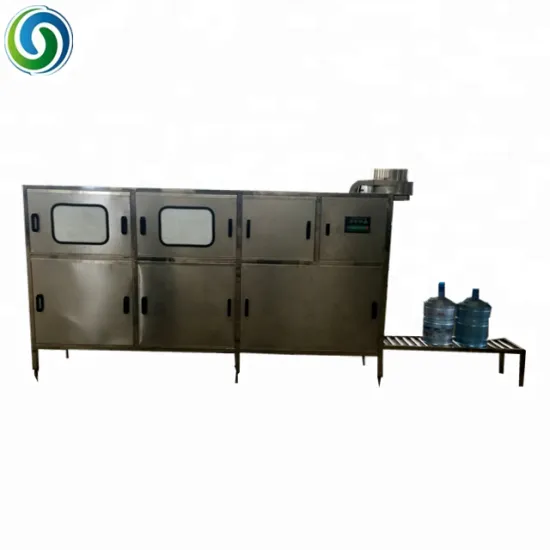 20 Liter Water Jar Washing Filling Machine / 5 Gallon Water Bottling Plant