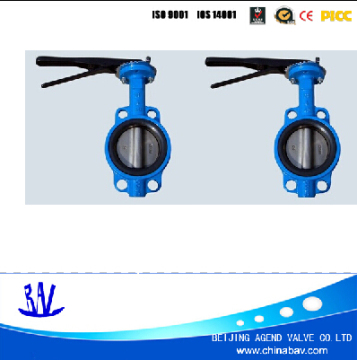 API standard manual operation cast iron butterfly valve