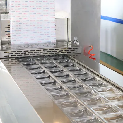 Thermoforming Vacuum Packaging Machine for Gouda Cheese Wedge