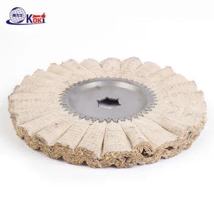 white waves sisal buffing wheel