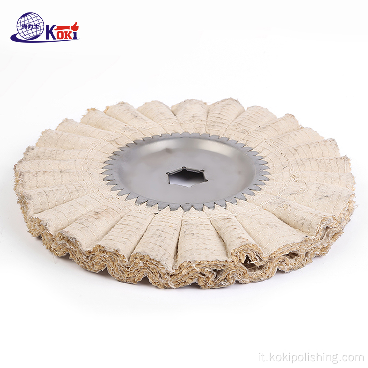 White Waves Sisal Buffing Wheel