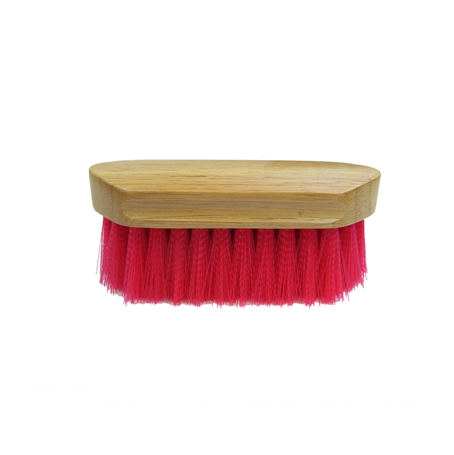 Equine Grooming Brush Wood Back Small