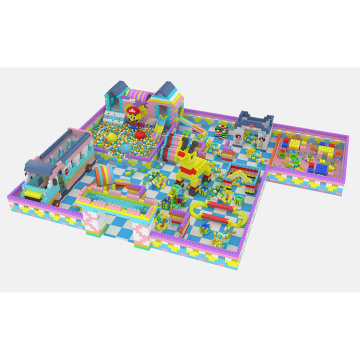Colorful Indoor Playground Equipment Set: Customized EPP Foam Block Rental for Children's Safety