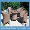 Garden Wicker ავეჯის დასასვენებელი მაგიდა და სკამი