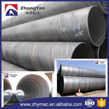 oil line pipe and tube supplier of ASTM A53 grade b carbon steel welded ssaw pipe