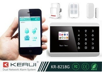 Digital burglar smart gsm security alarm system(KR-8218G)