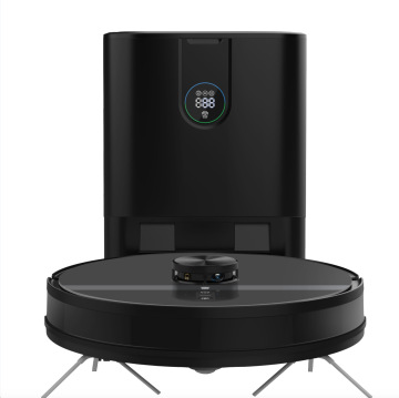 Intelligent Rechargeable Self-Emptying Dustbin Vacuum Cleaner with LCD Display