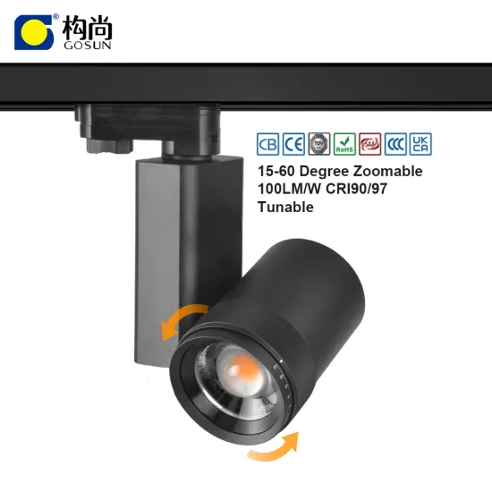5-Year Warranty Aluminum Profile Anti-Glare Zoomable 20/32/42W Track LED Light