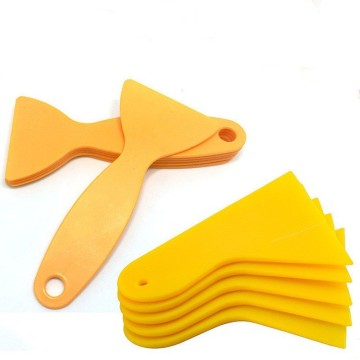 Yellow Plastic Scraper for Car Film Installation