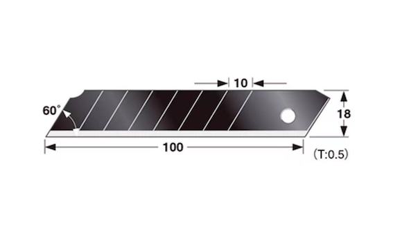 Grosir pisau utilitas stainless steel snap off balde