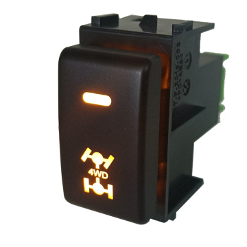 Nissan Car LED FOG LIGHT SWITCH สำหรับยานพาหนะ 12V (สีดำ)