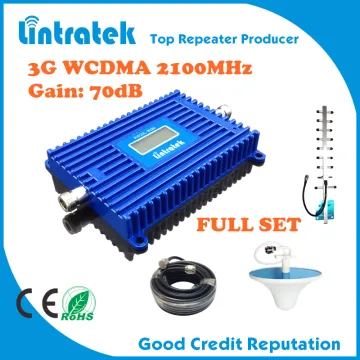 Lintratek 2100mhz 3g signal repeater,mobile signal booster for indoor use,wcdma 3g mobile signal amplifier