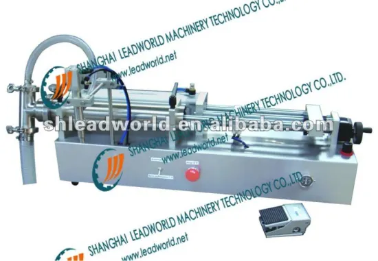 single head pneumatic liquid filling machine