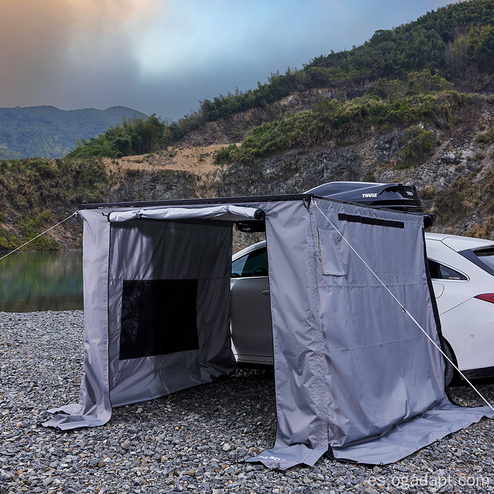 Toldo de automóvil ogadapt de primer kit de pared de 2x3m para vehículos Protección UV