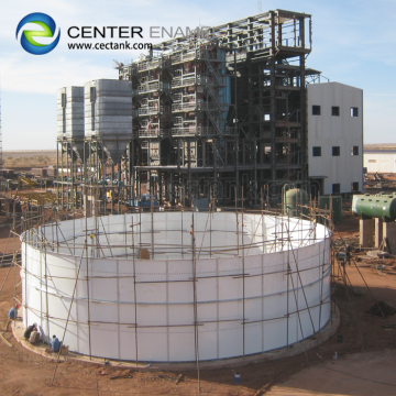 Leachate Storage Tanks With Deck Roofs