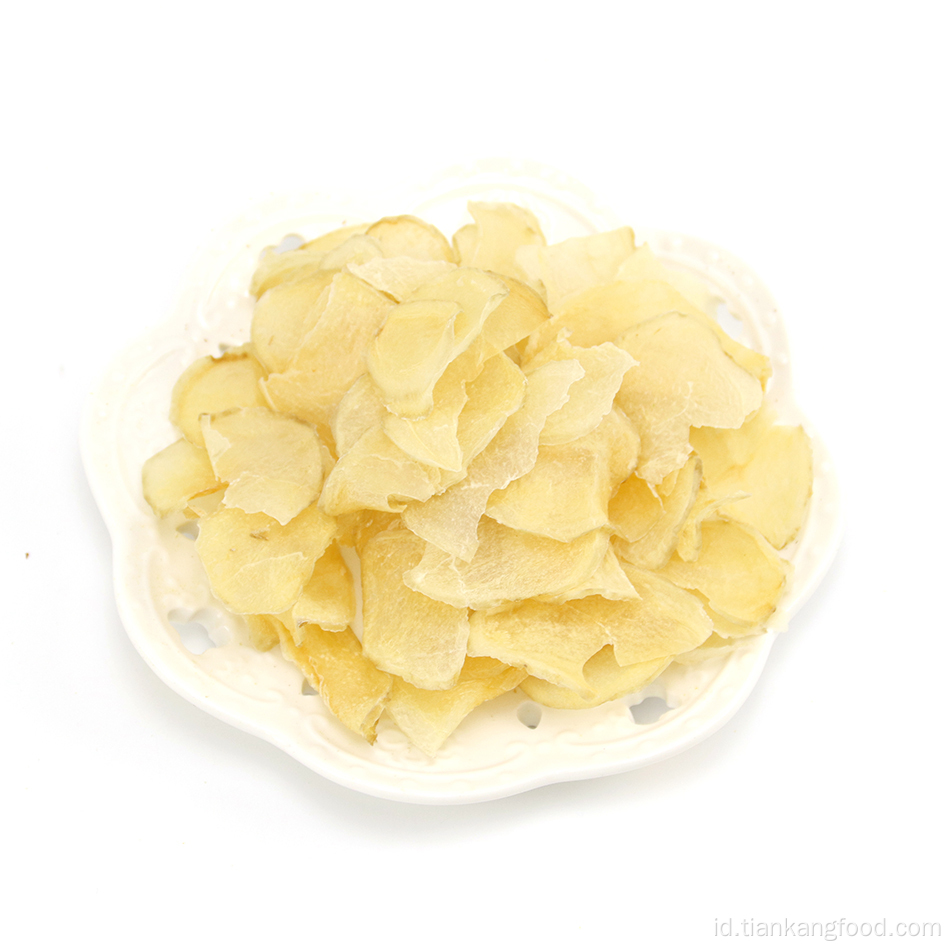 Dehidrasi Putih Round Flakes Veggie Food