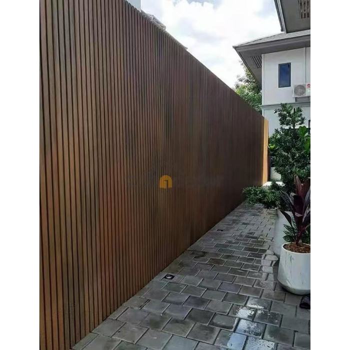 Panel Luaran WPC Reka Bentuk Estetik Moden Anti-Statik Panel Tahan Tahan Fleksibel Panel Debu Tahan Debu