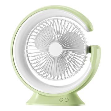 Electric Summer Fan with LED Moon Design